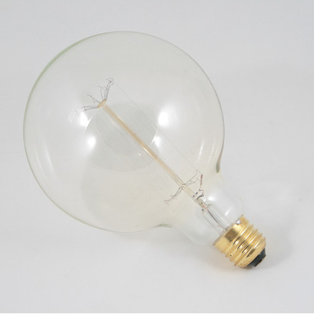 Винтажная лампочка круглая, Ø 12,5 см
